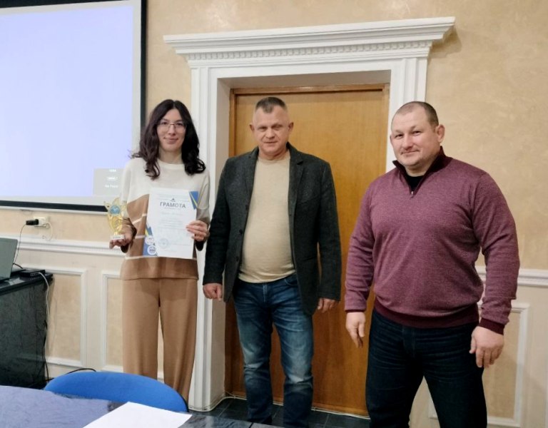 Нагородження Власти Костки - ІІ місце І туру Всеукраїнського конкурсу студентських наукових робіт